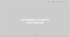 Desktop Screenshot of katharinaschmitt.com